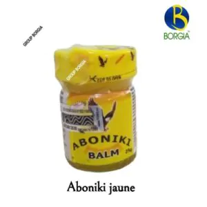Baume Mentholée Aboniki Jaune 25gr