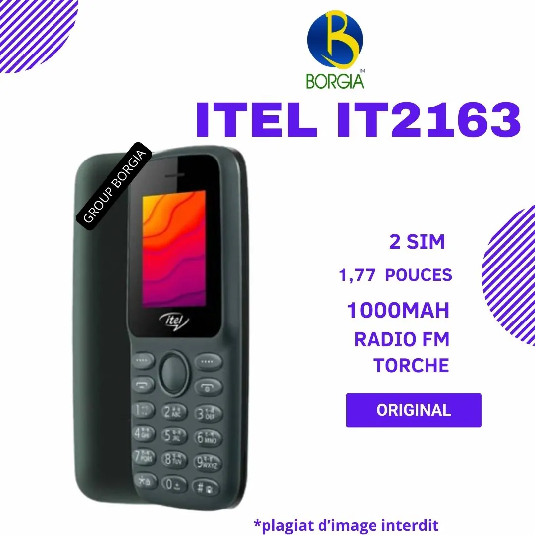 Itel It2163 - "1,77" - 2 Puces - 1000mAh