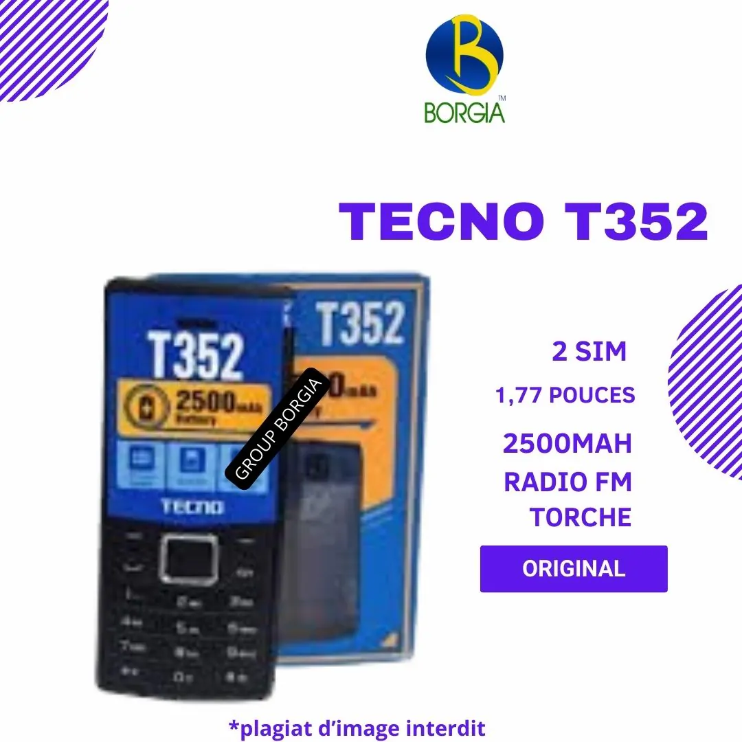 Tecno T352 - "2" - Dual Sim - 2500mAh