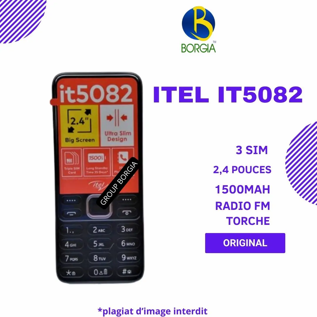 Itel It5082 - "2,4" - 3 Puces - 1500mAh