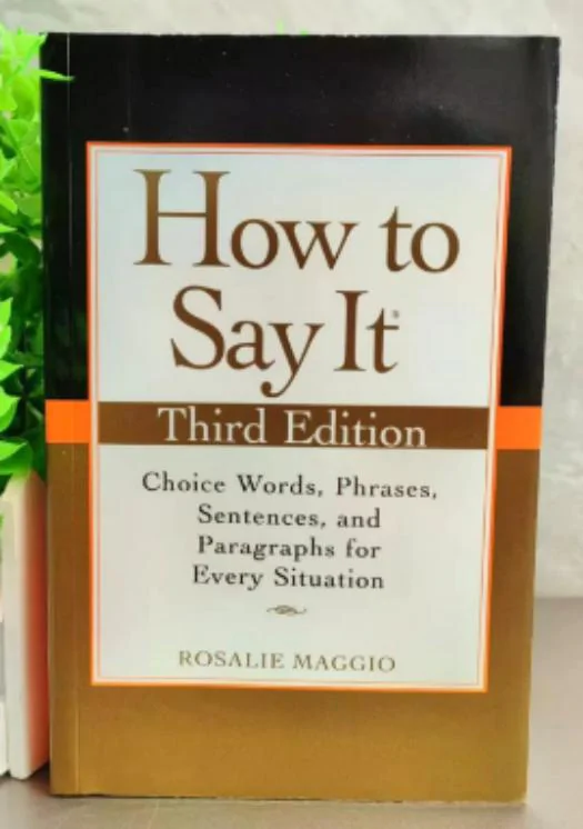 How To Say It