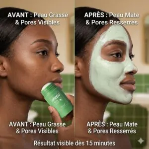 <img style="width: 100%; border-radius: 8px;" src="URL_DE_VOTRE_IMAGE_1" alt="Green Mask Stick Melao Avant Après" />